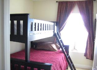 Bedroom #5 - With 1 Double Bed and 1 Twin Size Bed (Bunk Bed) - Ocean Blue Myrtle Beach www.JeffsCondos.com